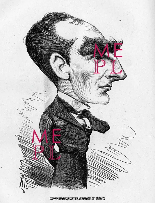 : Caricature of A W Pinero, actor and playwright : Caricature of A W Pinero, actor and playwright