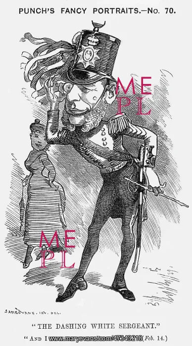 : Caricature of William Ballantine : Caricature of William Ballantine