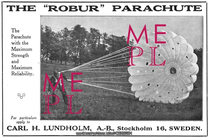 : Carl A. Lundholm - 'Robur' Parcahute : Carl A. Lundholm - 'Robur' Parcahute