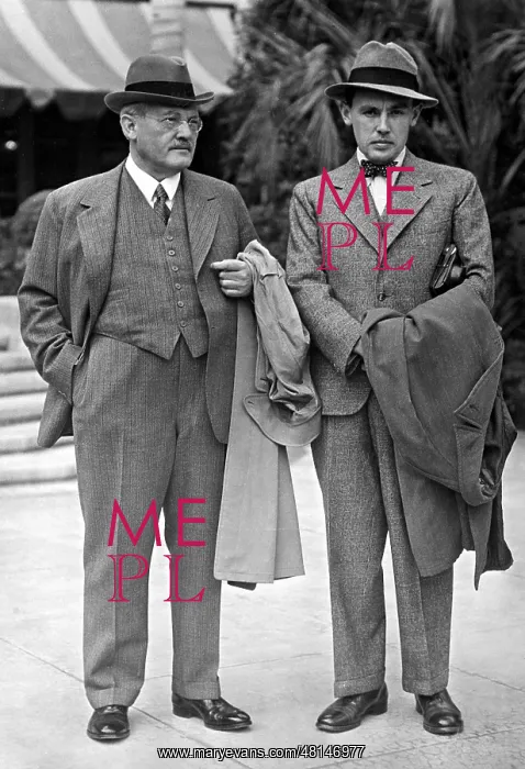 : Carl Bosch and his son, 1934 : Carl Bosch and his son, 1934