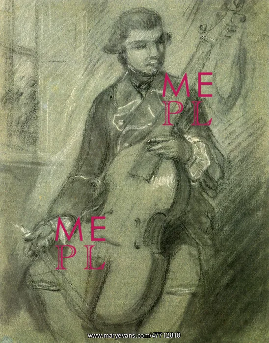 : Carl Friedrich Abel, by Gainsborough : Carl Friedrich Abel, by Gainsborough