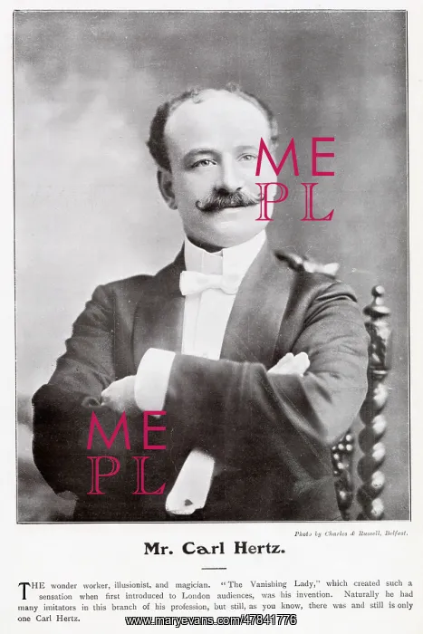 : Carl Hertz : Carl Hertz
