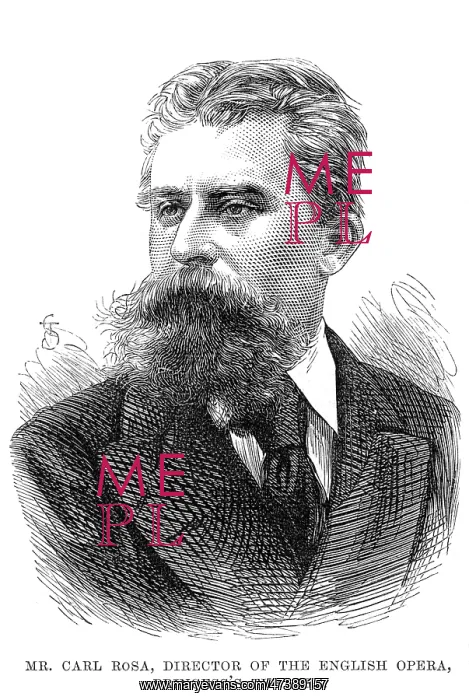  : CARL ROSA (1842 - 1889), musician and opera impresario