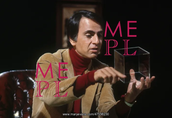 : Carl Sagan on the Set of Cosmos : Carl Sagan on the Set of Cosmos