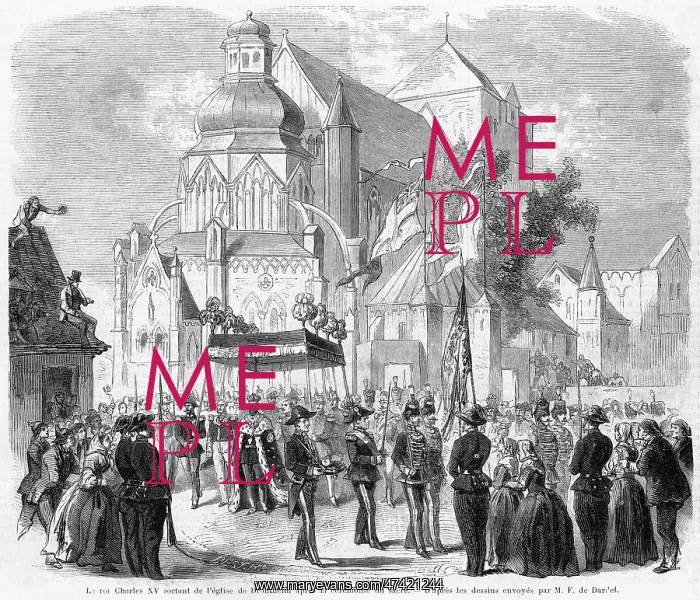 : CARL XV CROWNED : CARL XV CROWNED