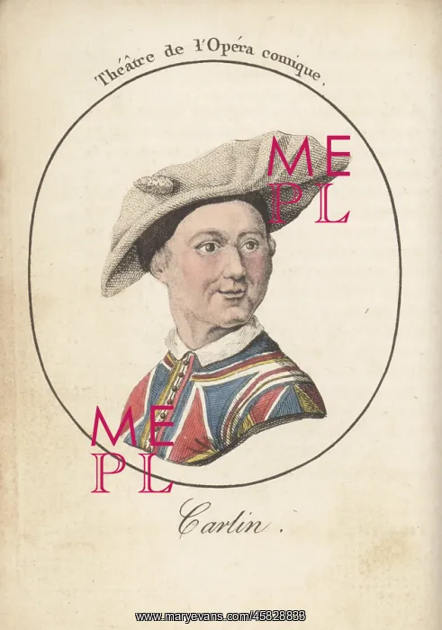 : Carlin as Harlequin in the commedia dell'arte : Carlin as Harlequin in the commedia dell'arte