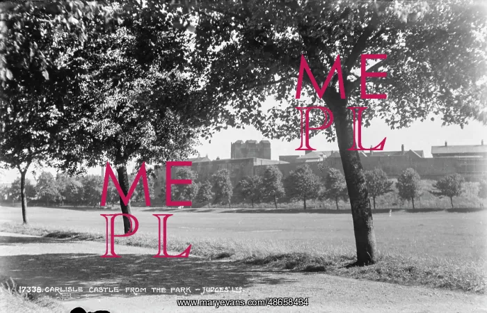 : Carlisle Castle from the Park : Carlisle Castle from the Park