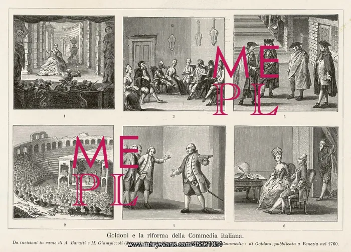 : CARLO GOLDONI / SIX PICS : CARLO GOLDONI / SIX PICS