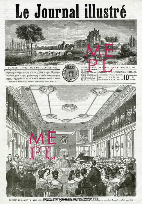 : Carlotta Patti at Leipzig, 1865 : Carlotta Patti at Leipzig, 1865