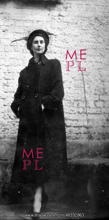  : Carly in coat, Eaton Terrace
