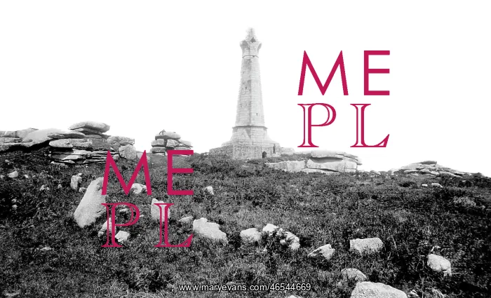  : Carn Brea, the Monument 1891