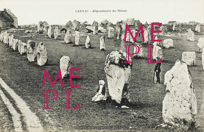: Carnac -. The standing stones at Carnac, Brittany, France : Carnac -. The standing stones at Carnac, Brittany, France