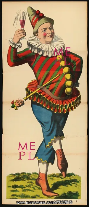 : Carnival Jester, circa 1906 : Carnival Jester, circa 1906