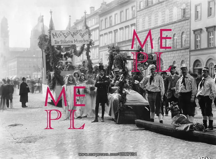 : Carnival in Munich, 1900 : Carnival in Munich, 1900