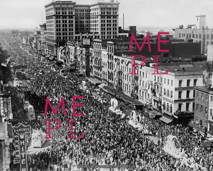 : Carnival in New Orleans, 1930 : Carnival in New Orleans, 1930