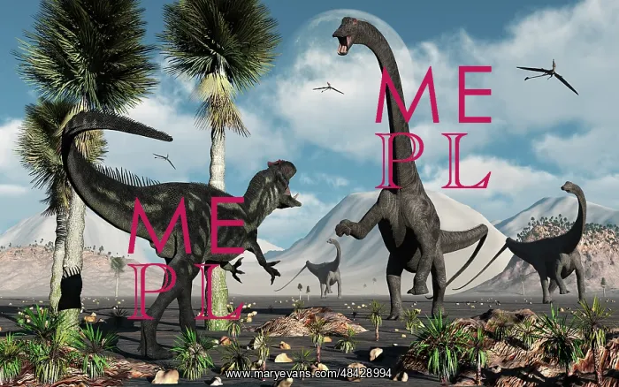: A carnivorous Allosaurus confronts a giant Diplodocus ? : A carnivorous Allosaurus confronts a giant Diplodocus ?