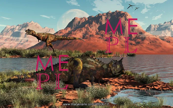 : Carnivorous Carnotaurus dinosaurs from the Cretaceous Period : Carnivorous Carnotaurus dinosaurs from the Cretaceous Period