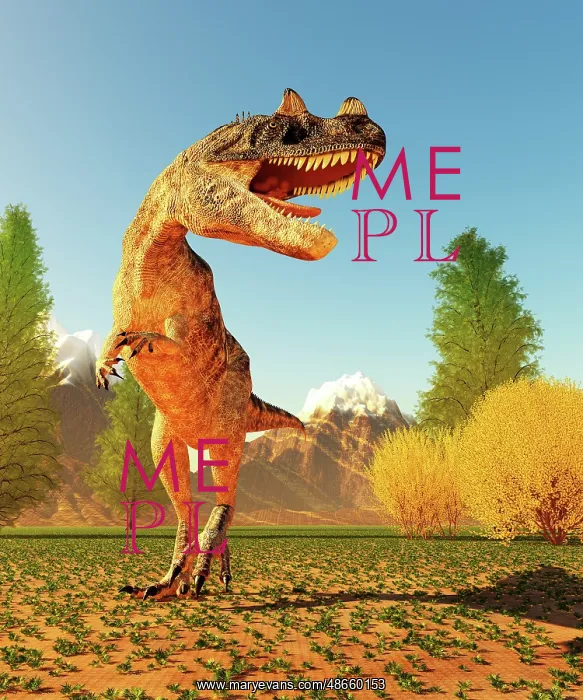 : A carnivorous Ceratosaurus dinosaur from the Jurassic : A carnivorous Ceratosaurus dinosaur from the Jurassic