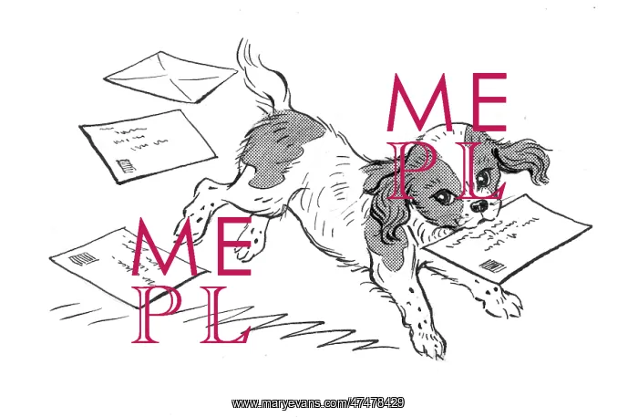 : A Carol for Christmas - dog with letters : A Carol for Christmas - dog with letters