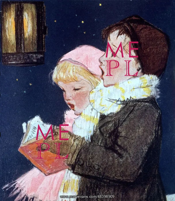  : Carol Singing by Muriel Dawson