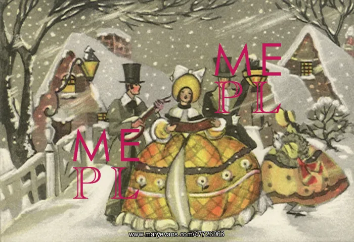  : Carolers in Snow