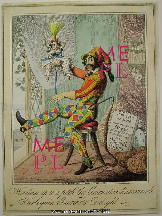 : Caroline of Brunswick, satirical cartoon : Caroline of Brunswick, satirical cartoon