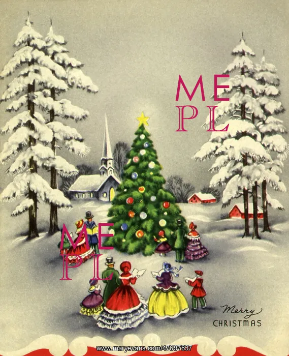 : Caroling Around Tree : Caroling Around Tree
