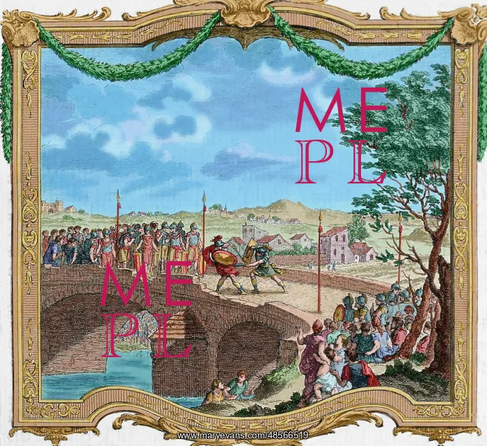 : Carolingian Empire. 8th-9th centuries. Duel between four spe : Carolingian Empire. 8th-9th centuries. Duel between four spe
