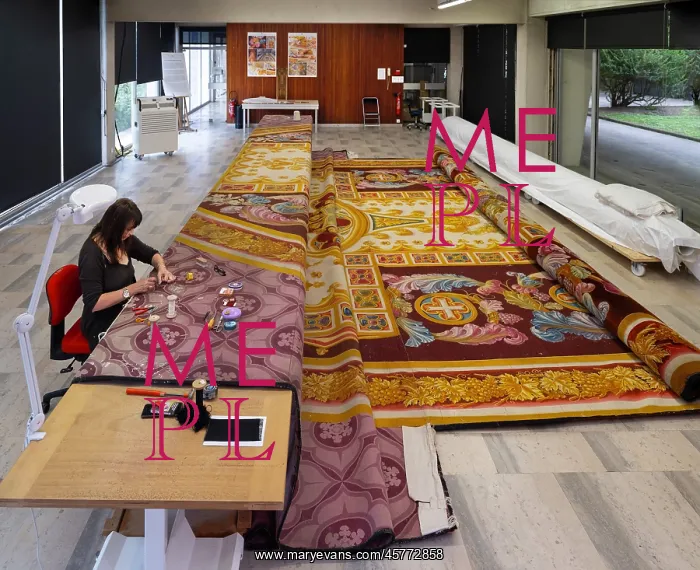  : Carpet restoration workshop, Mobilier National, Paris