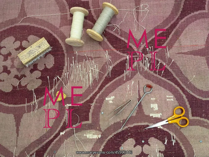 : Carpet restoration workshop, Mobilier National, Paris : Carpet restoration workshop, Mobilier National, Paris