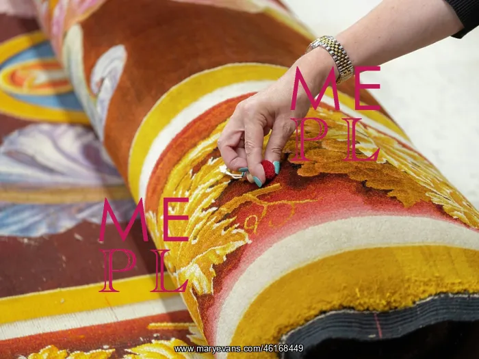 : Carpet restoration workshop, Mobilier National, Paris : Carpet restoration workshop, Mobilier National, Paris