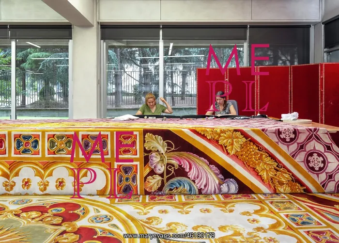  : Carpet restoration workshop, Mobilier National, Paris