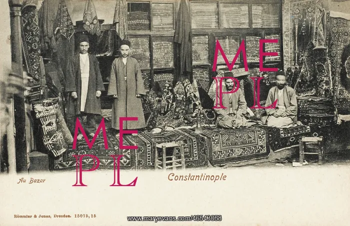 : Carpet Sellers - Constantinople, Turkey : Carpet Sellers - Constantinople, Turkey