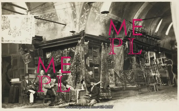 : Carpet Selling - Constantinople Bazaar : Carpet Selling - Constantinople Bazaar