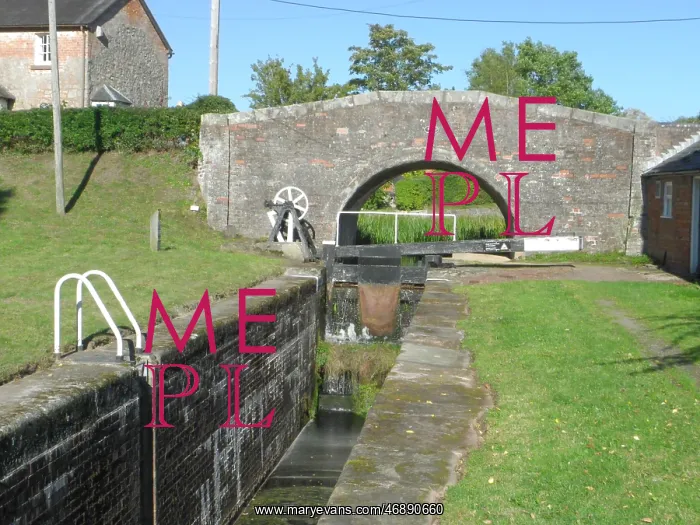 : Carreghoffa Locks, Montgomery Canal : Carreghoffa Locks, Montgomery Canal