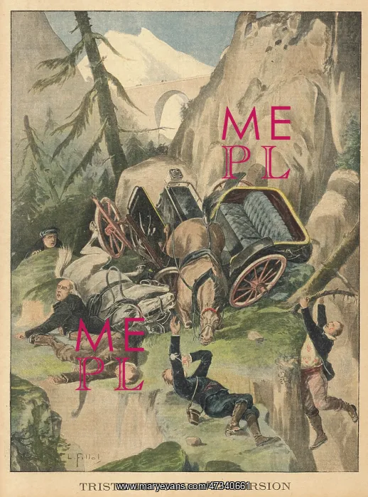 : CARRIAGE ACCIDENT / 1901 : CARRIAGE ACCIDENT / 1901