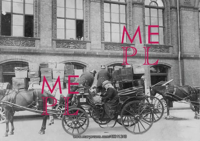 : Carriage in Berlin, 1912 : Carriage in Berlin, 1912