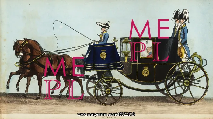 : Carriage of the Charge d'Affaires of Sweden in : Carriage of the Charge d'Affaires of Sweden in