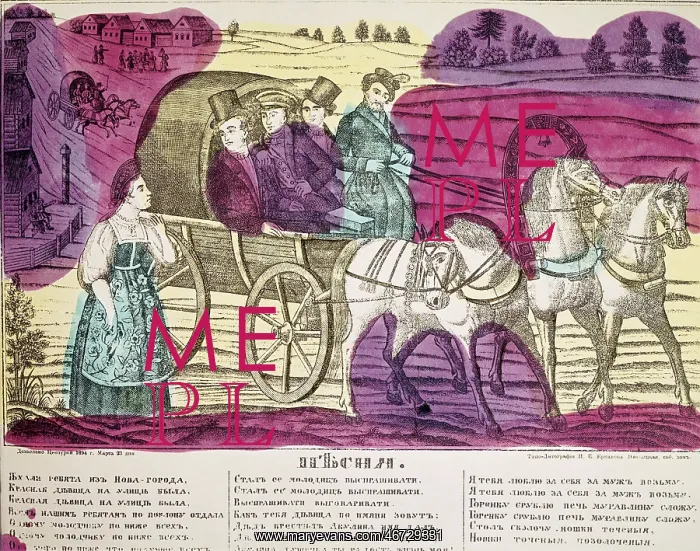 : carriage, copper engraving : carriage, copper engraving