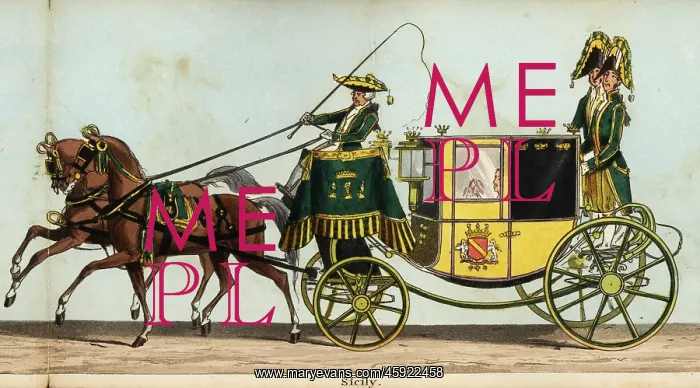 : Carriage of Count Ludolf, Sicilian ambassador, in : Carriage of Count Ludolf, Sicilian ambassador, in