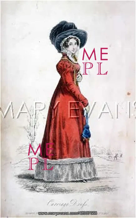 : CARRIAGE DRESS 1825 : CARRIAGE DRESS 1825
