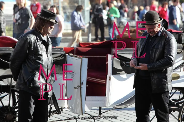 : Carriage drivers, Prague, Czech Republic : Carriage drivers, Prague, Czech Republic