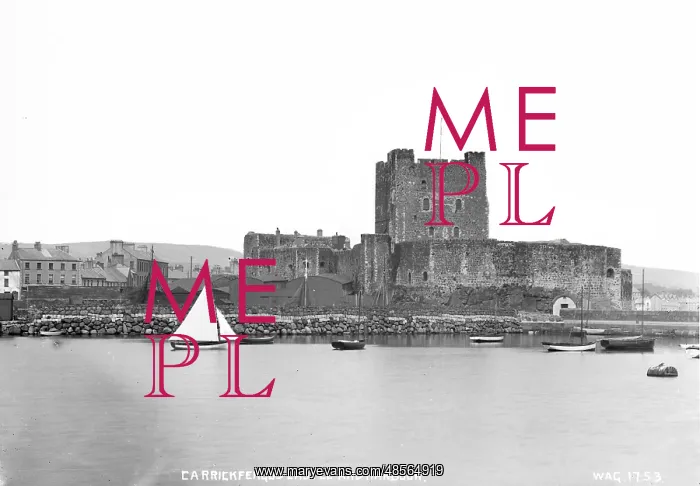 : Carrickfergus Castle and Harbour : Carrickfergus Castle and Harbour