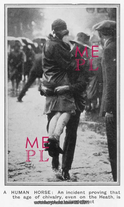 : Carried through rain at Ascot, 1930 : Carried through rain at Ascot, 1930