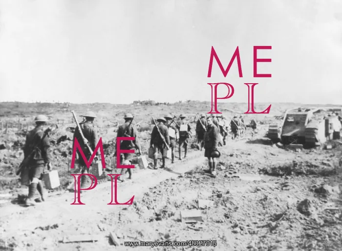 : Carrying water to the front line, Western Front, WW1 : Carrying water to the front line, Western Front, WW1