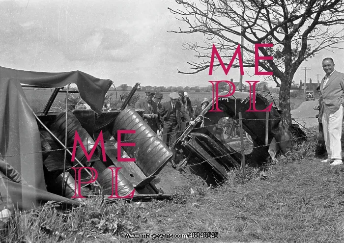 : Two cars in a ditch : Two cars in a ditch