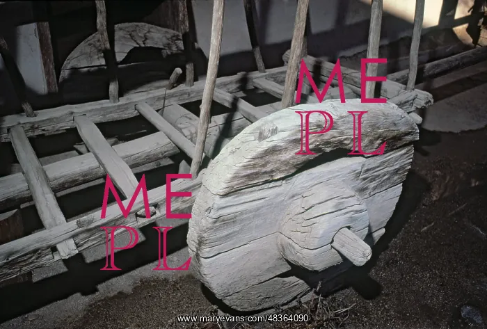 : Cart at Kit Carson House : Cart at Kit Carson House