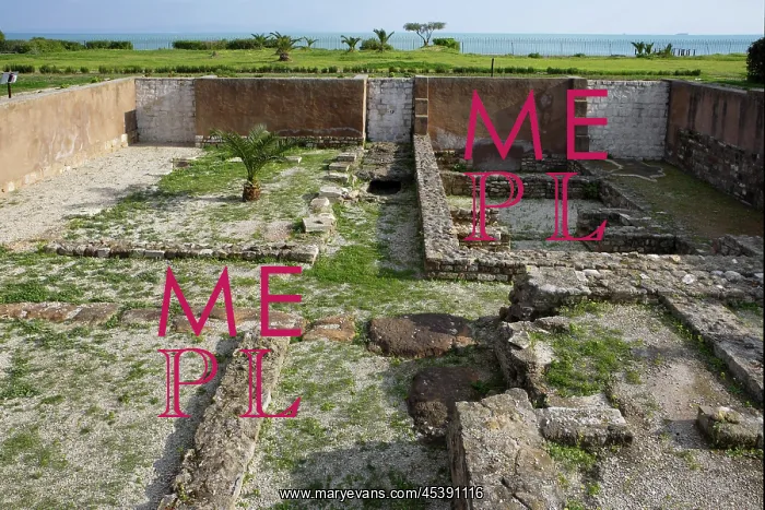: Carthage. High angle view of a Punic House in the Mago Quarter : Carthage. High angle view of a Punic House in the Mago Quarter