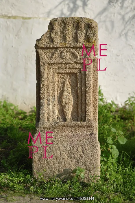 : Carthage. View from the front of a commemorative stele in the Tophet : Carthage. View from the front of a commemorative stele in the Tophet