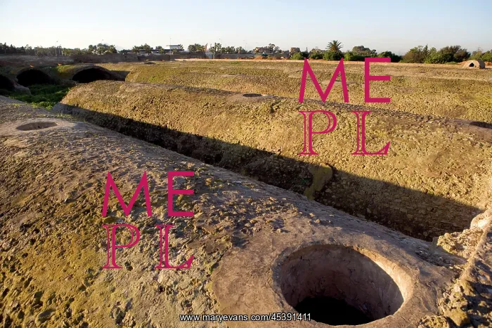 : Carthage. High angle view of the Roman cisterns : Carthage. High angle view of the Roman cisterns